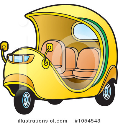 Rickshaw Clipart #1054543 by Lal Perera