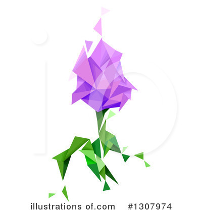 Royalty-Free (RF) Tulip Clipart Illustration by BNP Design Studio - Stock Sample #1307974