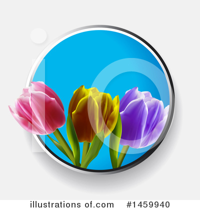 Royalty-Free (RF) Tulip Clipart Illustration by elaineitalia - Stock Sample #1459940