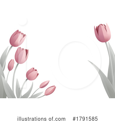 Royalty-Free (RF) Tulip Clipart Illustration by AtStockIllustration - Stock Sample #1791585