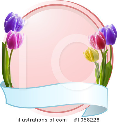 Royalty-Free (RF) Tulips Clipart Illustration by elaineitalia - Stock Sample #1058228