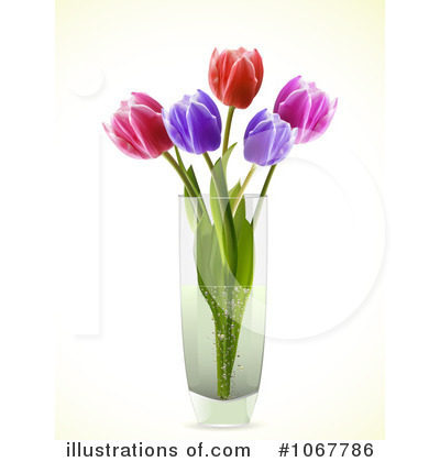 Royalty-Free (RF) Tulips Clipart Illustration by elaineitalia - Stock Sample #1067786