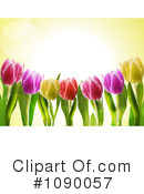 Tulips Clipart #1090057 by elaineitalia