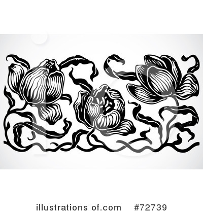 Royalty-Free (RF) Tulips Clipart Illustration by BestVector - Stock Sample #72739