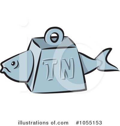 Royalty-Free (RF) Tuna Clipart Illustration by Any Vector - Stock Sample #1055153