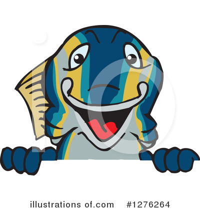 Royalty-Free (RF) Tuna Clipart Illustration by Dennis Holmes Designs - Stock Sample #1276264
