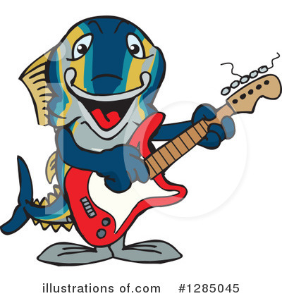 Royalty-Free (RF) Tuna Clipart Illustration by Dennis Holmes Designs - Stock Sample #1285045