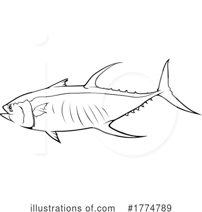 Royalty-Free (RF) Tuna Clipart Illustration by dero - Stock Sample #1774789