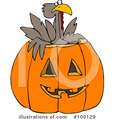 Thanksgiving Turkey Clipart #100129 by djart