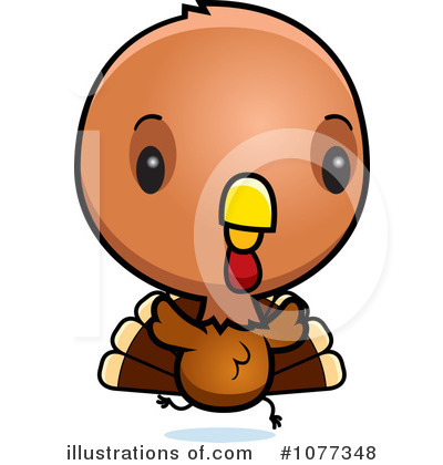 Royalty-Free (RF) Turkey Bird Clipart Illustration by Cory Thoman - Stock Sample #1077348