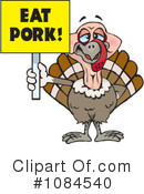 Turkey Bird Clipart #1084540 by Dennis Holmes Designs