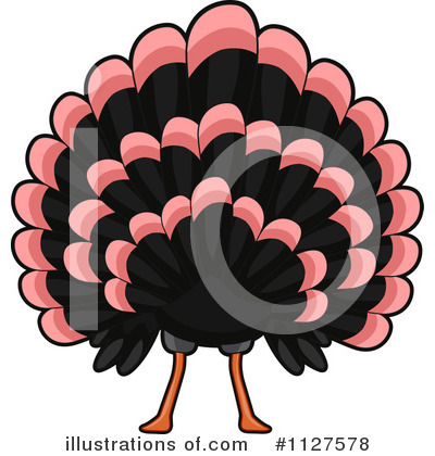 Royalty-Free (RF) Turkey Bird Clipart Illustration by BNP Design Studio - Stock Sample #1127578