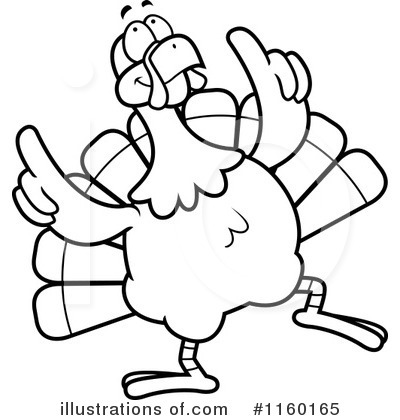Turkey Bird Clipart #1160165 by Cory Thoman