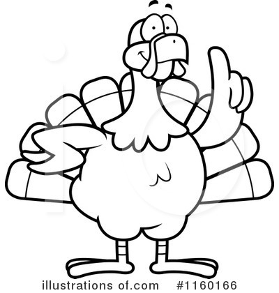 Royalty-Free (RF) Turkey Bird Clipart Illustration by Cory Thoman - Stock Sample #1160166
