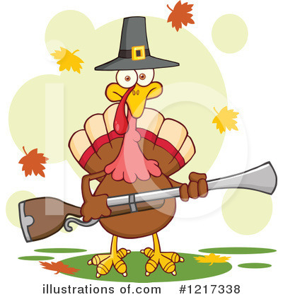 Royalty-Free (RF) Turkey Bird Clipart Illustration by Hit Toon - Stock Sample #1217338
