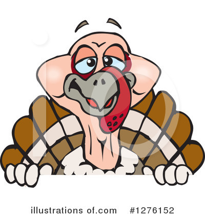 Royalty-Free (RF) Turkey Bird Clipart Illustration by Dennis Holmes Designs - Stock Sample #1276152