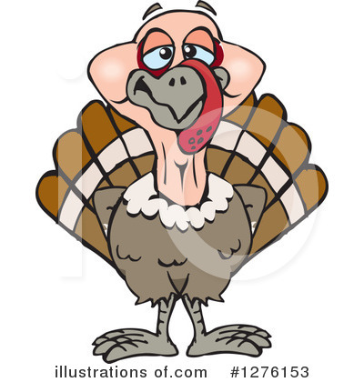 Turkey Clipart #1276153 by Dennis Holmes Designs