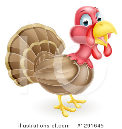 Royalty-Free (RF) Turkey Bird Clipart Illustration by AtStockIllustration - Stock Sample #1291645