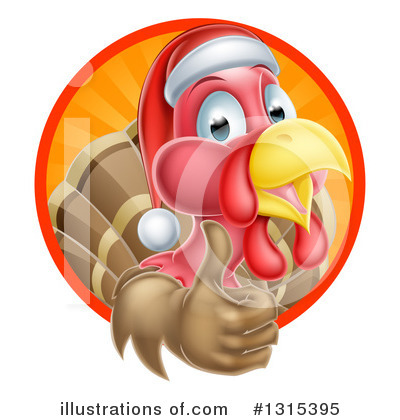 Royalty-Free (RF) Turkey Bird Clipart Illustration by AtStockIllustration - Stock Sample #1315395