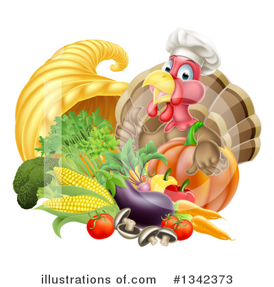 Turkey Clipart #1342373 by AtStockIllustration