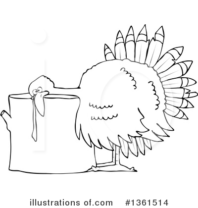 Royalty-Free (RF) Turkey Bird Clipart Illustration by djart - Stock Sample #1361514