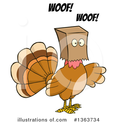 Royalty-Free (RF) Turkey Bird Clipart Illustration by Hit Toon - Stock Sample #1363734