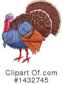 Turkey Bird Clipart #1432745 by Vector Tradition SM