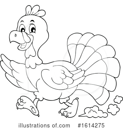 Royalty-Free (RF) Turkey Bird Clipart Illustration by visekart - Stock Sample #1614275