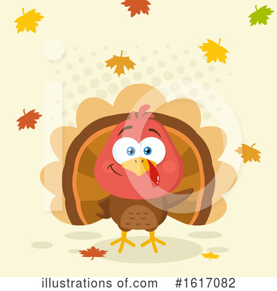 Royalty-Free (RF) Turkey Bird Clipart Illustration by Hit Toon - Stock Sample #1617082