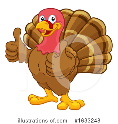 Royalty-Free (RF) Turkey Bird Clipart Illustration by AtStockIllustration - Stock Sample #1633248