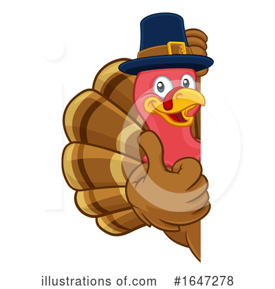 Royalty-Free (RF) Turkey Bird Clipart Illustration by AtStockIllustration - Stock Sample #1647278