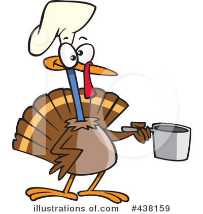 Royalty-Free (RF) Turkey Bird Clipart Illustration by toonaday - Stock Sample #438159
