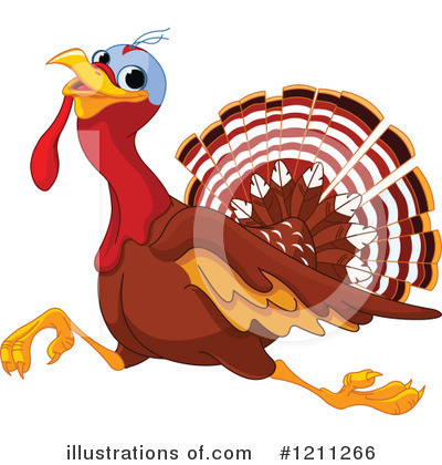 Royalty-Free (RF) Turkey Clipart Illustration by Pushkin - Stock Sample #1211266