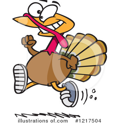 Royalty-Free (RF) Turkey Clipart Illustration by toonaday - Stock Sample #1217504