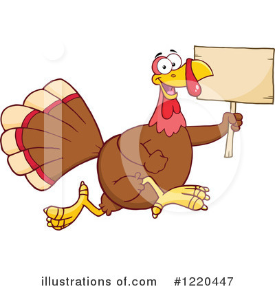 Royalty-Free (RF) Turkey Clipart Illustration by Hit Toon - Stock Sample #1220447