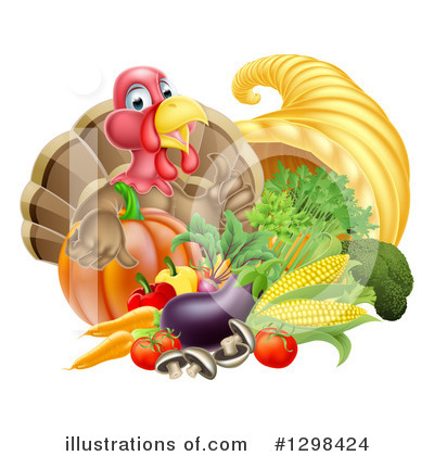 Turkey Clipart #1298424 by AtStockIllustration