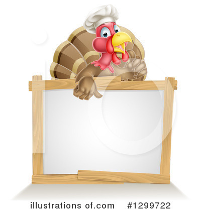 Royalty-Free (RF) Turkey Clipart Illustration by AtStockIllustration - Stock Sample #1299722