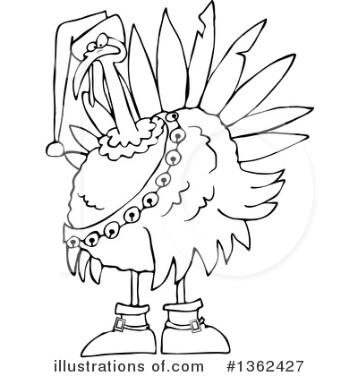 Royalty-Free (RF) Turkey Clipart Illustration by djart - Stock Sample #1362427