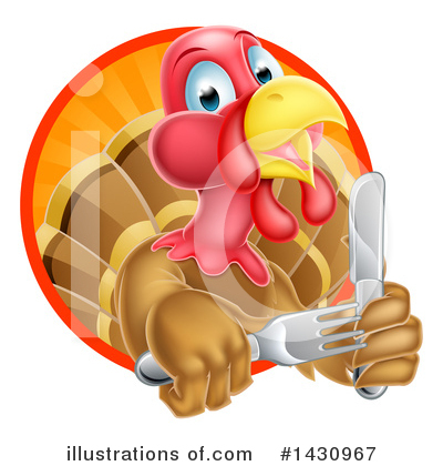 Royalty-Free (RF) Turkey Clipart Illustration by AtStockIllustration - Stock Sample #1430967