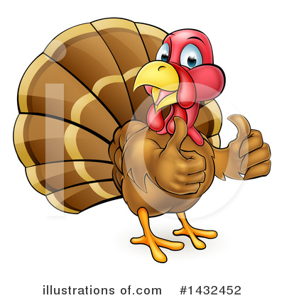 Turkey Bird Clipart #1432452 by AtStockIllustration