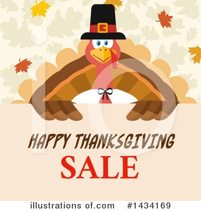 Royalty-Free (RF) Turkey Clipart Illustration by Hit Toon - Stock Sample #1434169