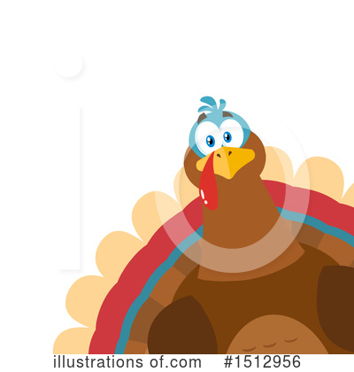 Royalty-Free (RF) Turkey Clipart Illustration by Hit Toon - Stock Sample #1512956