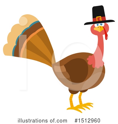 Royalty-Free (RF) Turkey Clipart Illustration by Hit Toon - Stock Sample #1512960