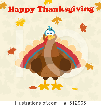 Royalty-Free (RF) Turkey Clipart Illustration by Hit Toon - Stock Sample #1512965