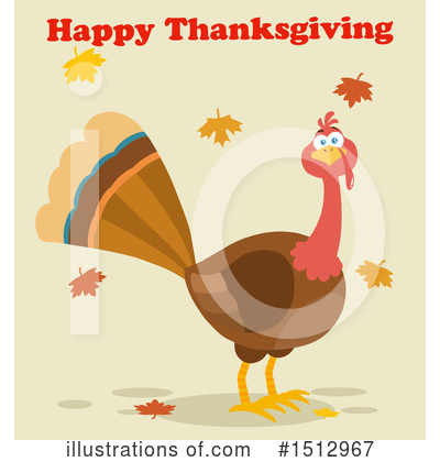 Royalty-Free (RF) Turkey Clipart Illustration by Hit Toon - Stock Sample #1512967