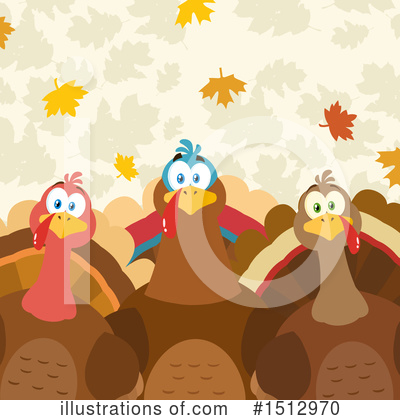 Royalty-Free (RF) Turkey Clipart Illustration by Hit Toon - Stock Sample #1512970