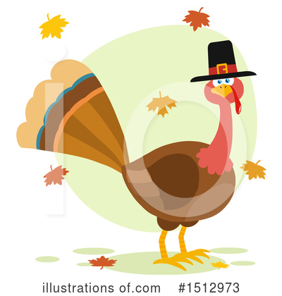 Royalty-Free (RF) Turkey Clipart Illustration by Hit Toon - Stock Sample #1512973
