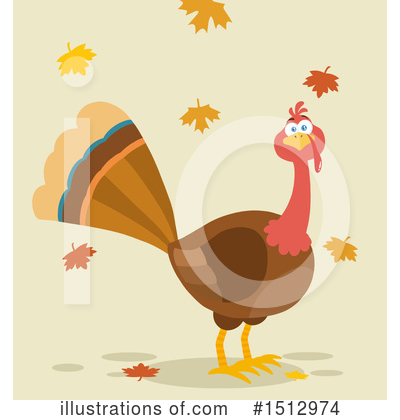 Royalty-Free (RF) Turkey Clipart Illustration by Hit Toon - Stock Sample #1512974
