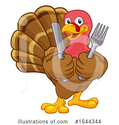 Royalty-Free (RF) Turkey Clipart Illustration by AtStockIllustration - Stock Sample #1644344