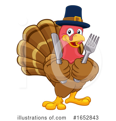 Royalty-Free (RF) Turkey Clipart Illustration by AtStockIllustration - Stock Sample #1652843